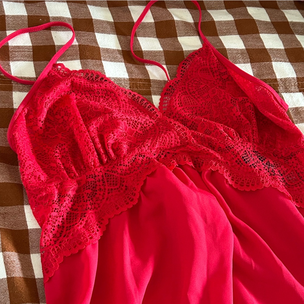 Lace & chiffon Lingerie nightgown - Picture 6 of 7